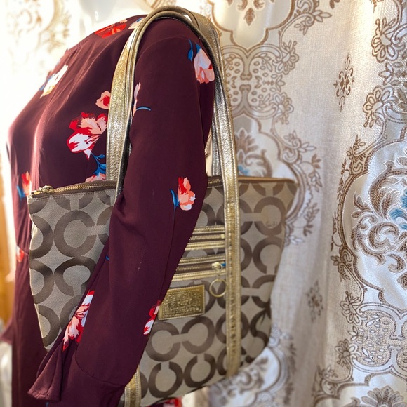 Preloved coach poppy shoulder bag - Picture 4 of 4